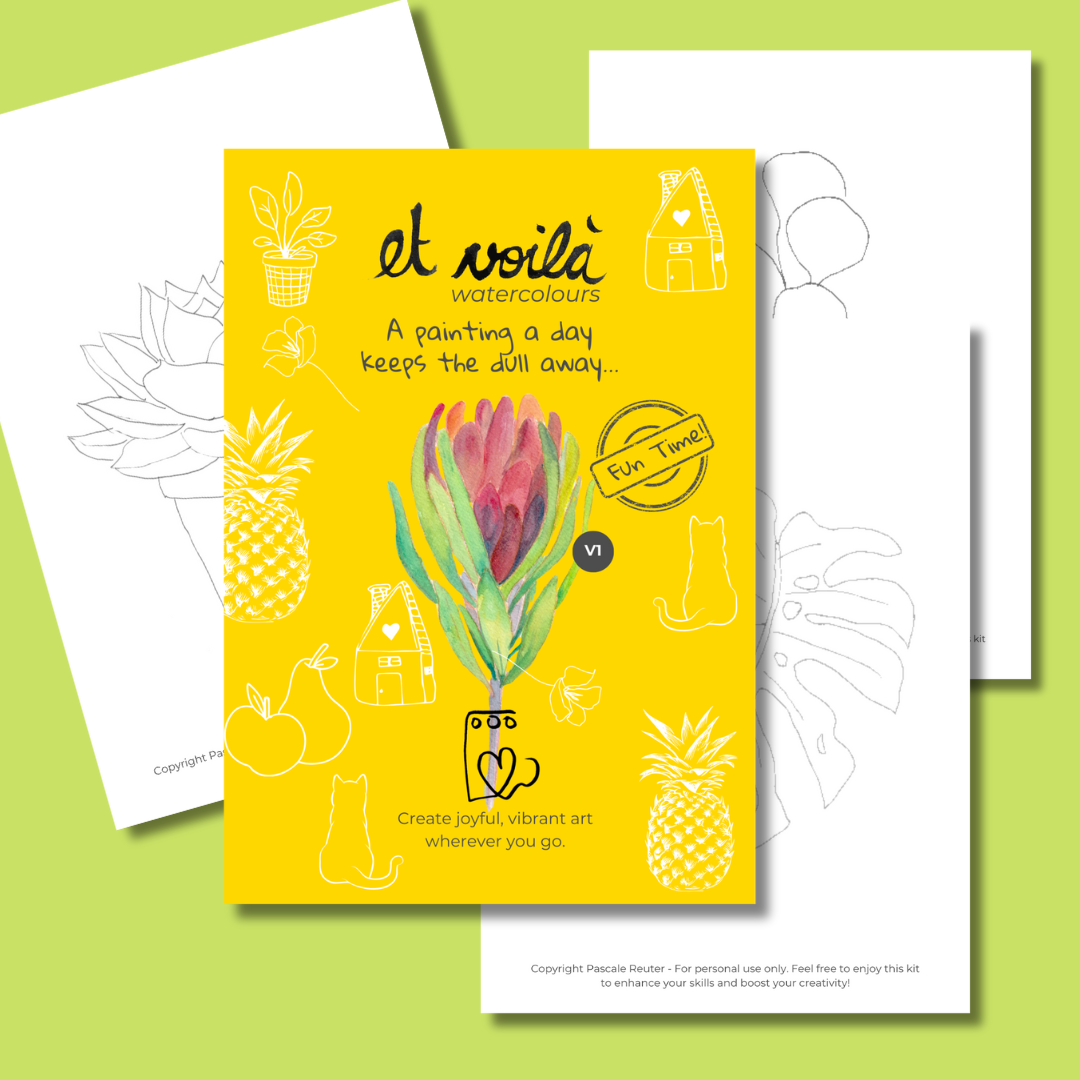 Et Voila Watercolours Kits - Let's get creative!