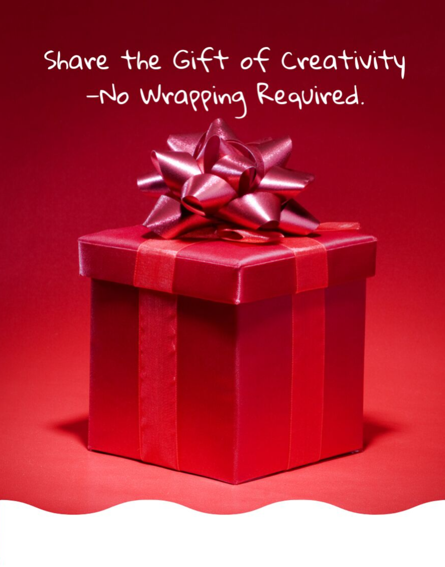 Share the gift of Creativity